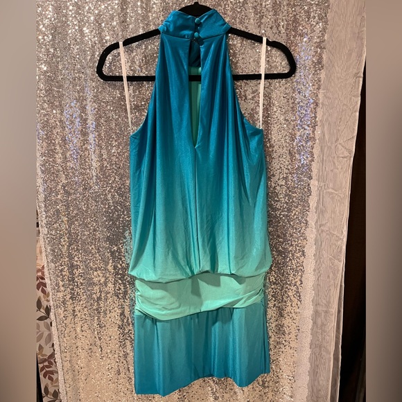 Frederick's of Hollywood Blue Sequin Dress - Picture 5 of 6